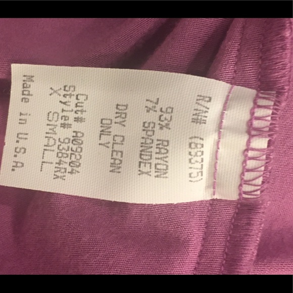 SKY Light Purple Embellished V-neck Top Sz XS - Picture 11 of 11